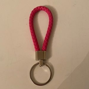 Key ring key holder keychain dark pink